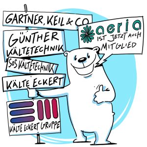 Aeria jetzt ind er Kälte Eckert Gruppe
